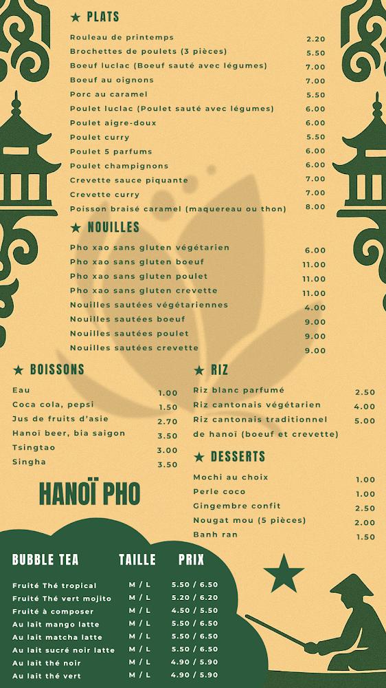 Hanoï Pho - Menu Image 3